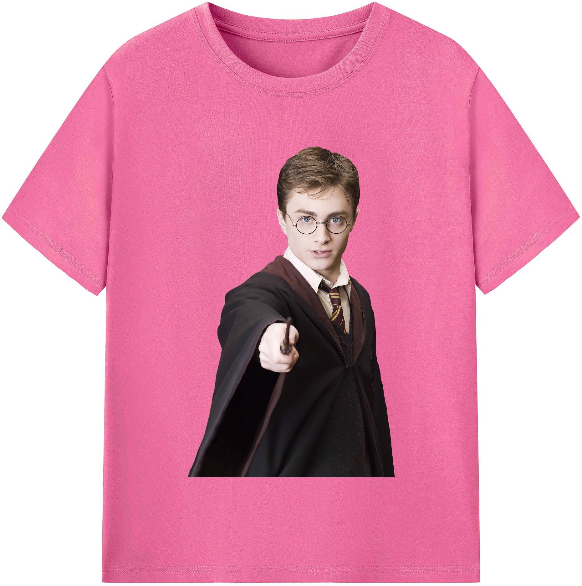 （画像用） Harry Potter ハリー・ポッターシリーズ レディースカジュアルプリントTシャツ（綿100％）